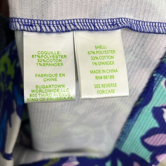 Lilly Pulitzer Charlene Dress Spectrum Blue Lilac Catwalk Dress Size Medium - Picture 4 of 6